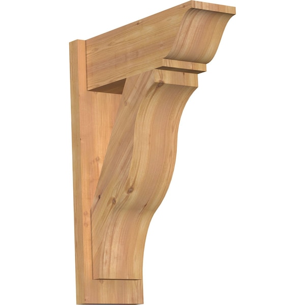 Ekena Millwork Funston Smooth Traditional Outlooker, Western Red Cedar, 7 1/2"W x 20"D x 28"H OUT08X20X28FST01SWR - main